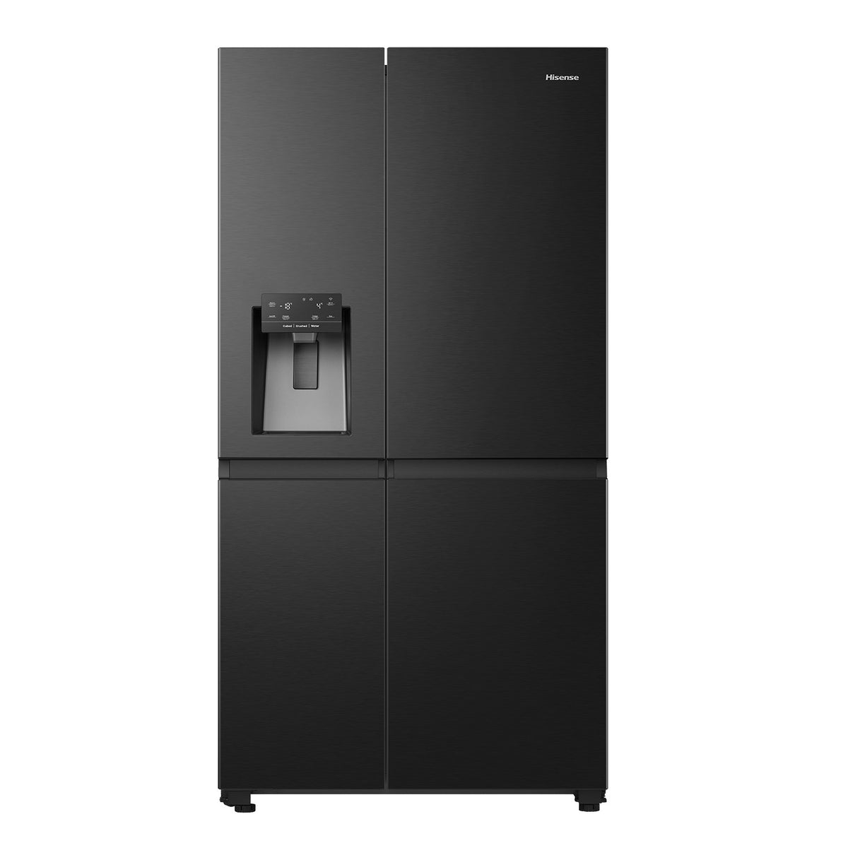 Hisense 632L Side by Side Fridge Black HRSBS633BW