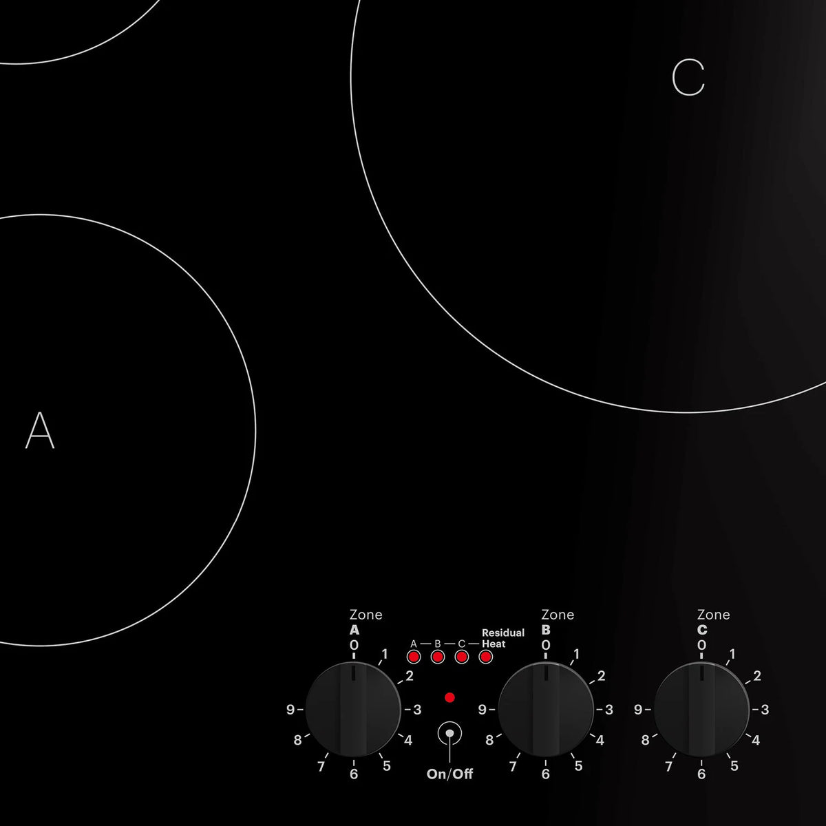 InAlto 60cm 3 Zone Induction Cooktop ICI603K - image 2