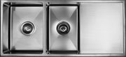 IMPACT Double Bowl Sink with Drainer SS9845R