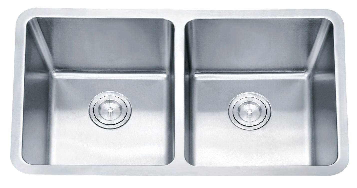 IMPACT Double Bowl Undermount Sink SS 7946A