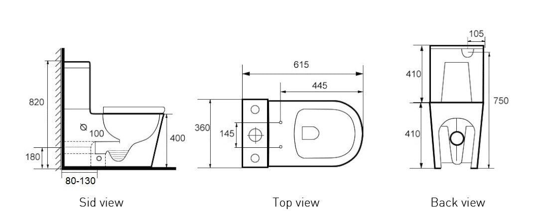 JAMIE-II Toilet Suite