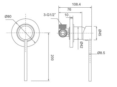 JESS CARE Shower Mixer