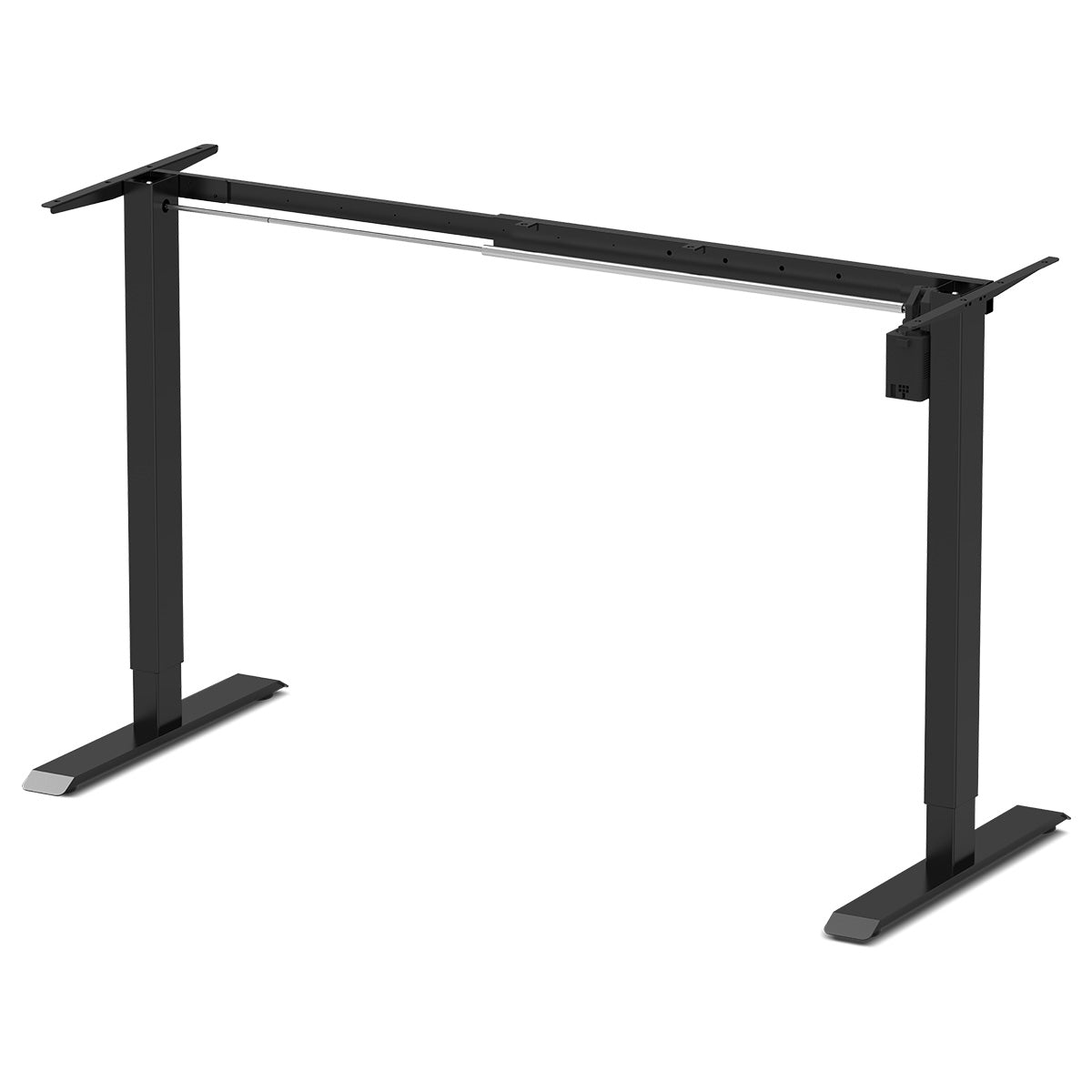 ErgoDesk Dual Motor Electric Standing Desk Frame (Suits 160cm to 180cm, Black) 