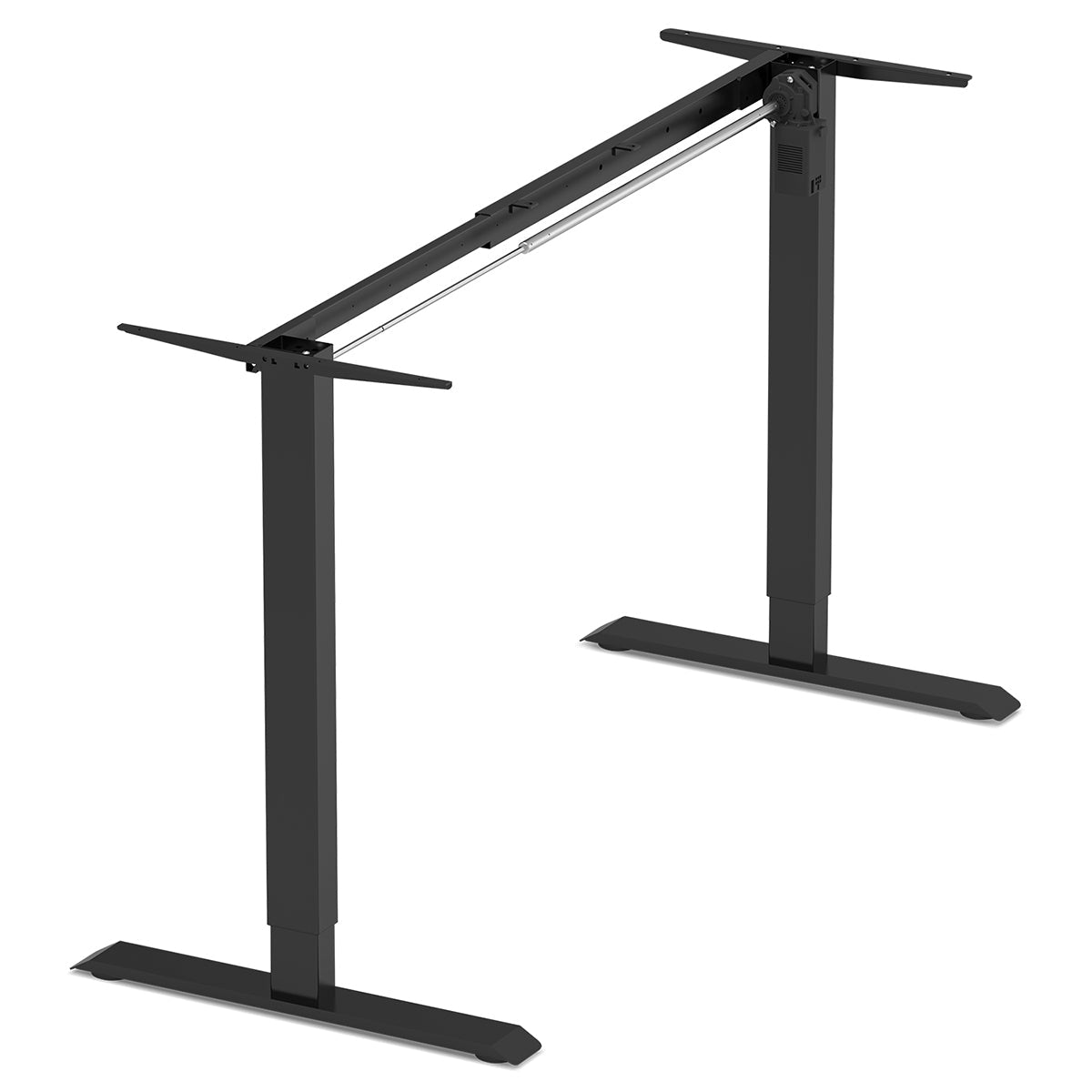 ErgoDesk Dual Motor Electric Standing Desk Frame (Suits 160cm to 180cm, Black) 