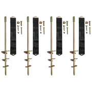 Lifespan Kids Ground Anchor Kit (Set of 4pcs) For Trampoline, Swing Set, Play Equipment