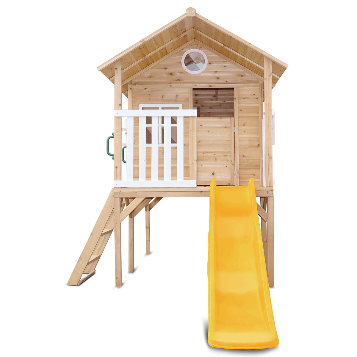 Lifespan Kids Archie Cubby House (Elevated) with 1.8m Slide (Yellow)