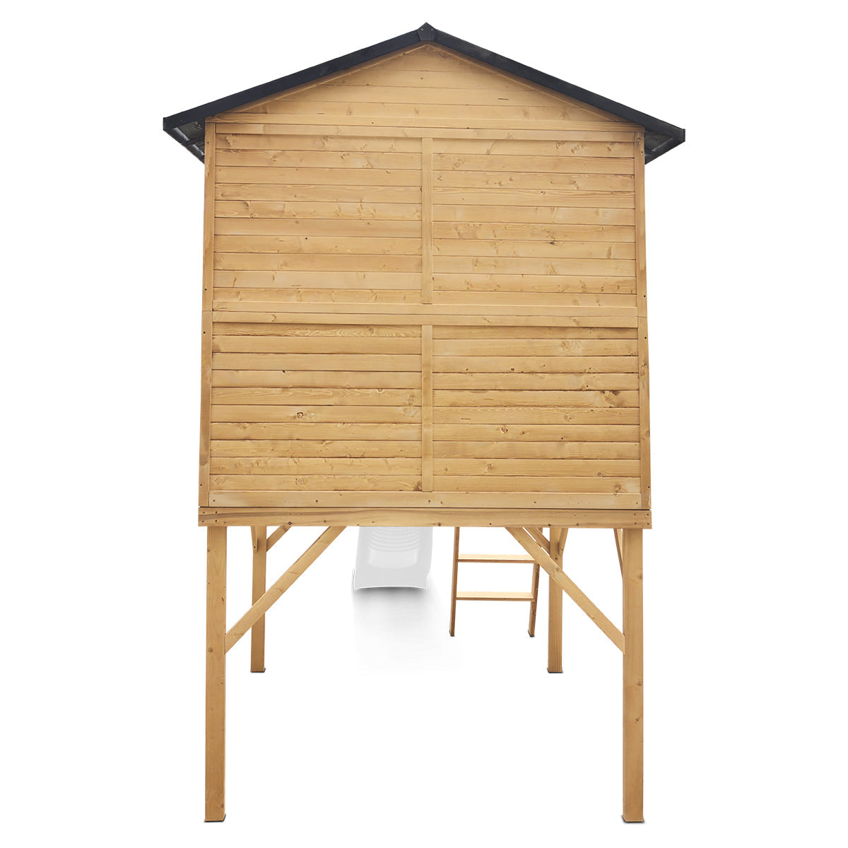 Lifespan Kids Burleigh Cubby House with 2.2m Slide (White)