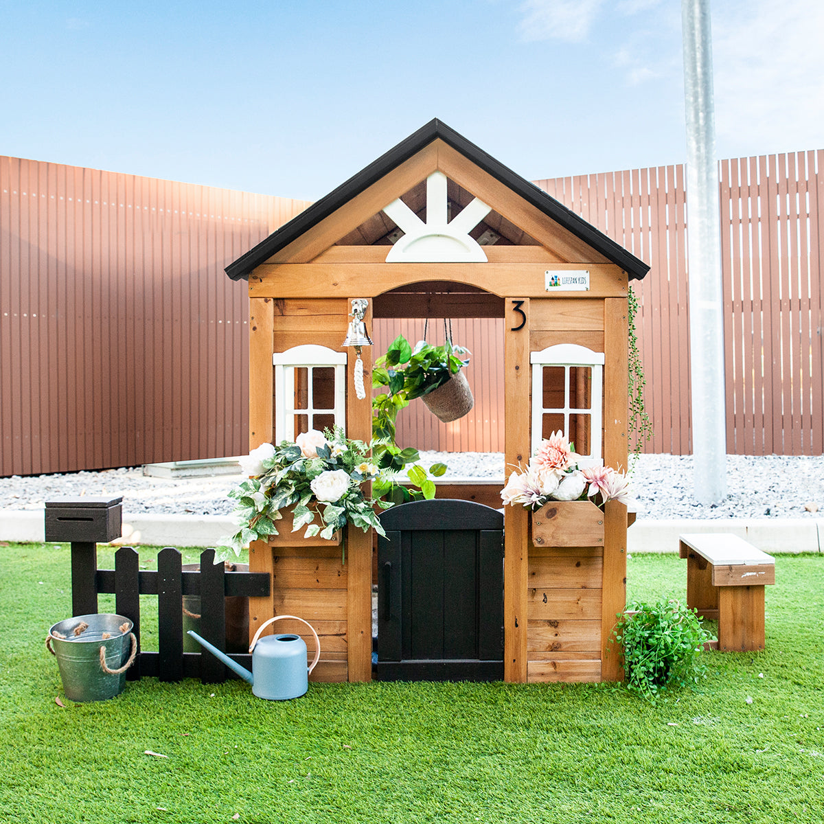 Lifespan Kids Teddy V3 Cubby House Natural