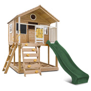 Lifespan Kids Warrigal Cubby House with 2.2m Slide (Green)