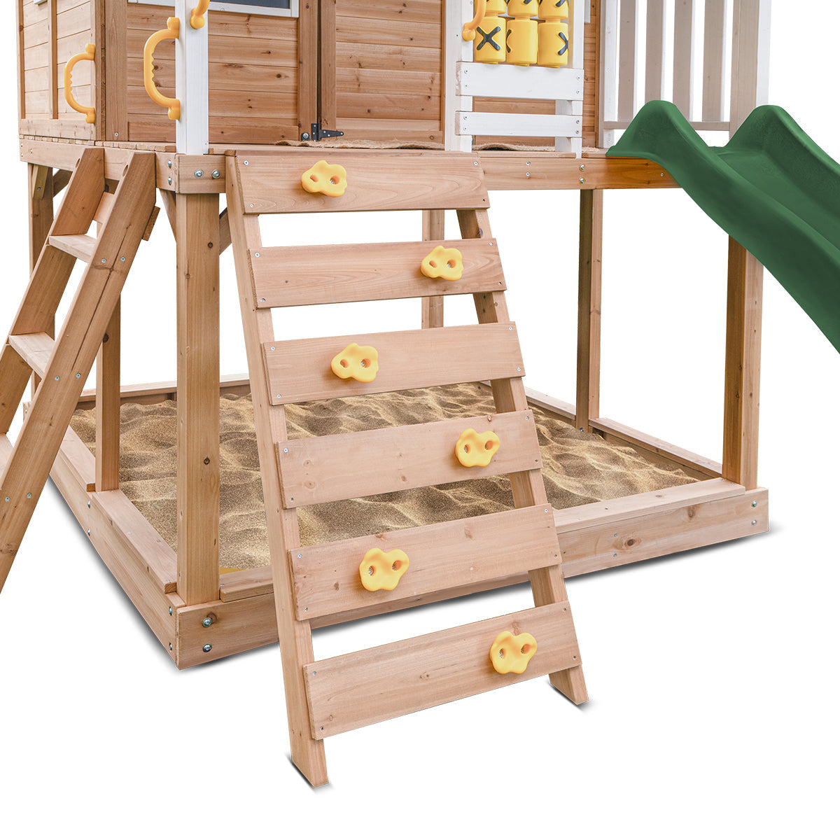 Lifespan Kids Warrigal Cubby House with 2.2m Slide (Green)