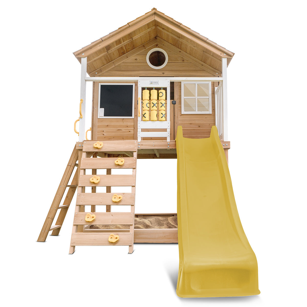 Lifespan Kids Warrigal Cubby House with 2.2m Slide (Yellow)