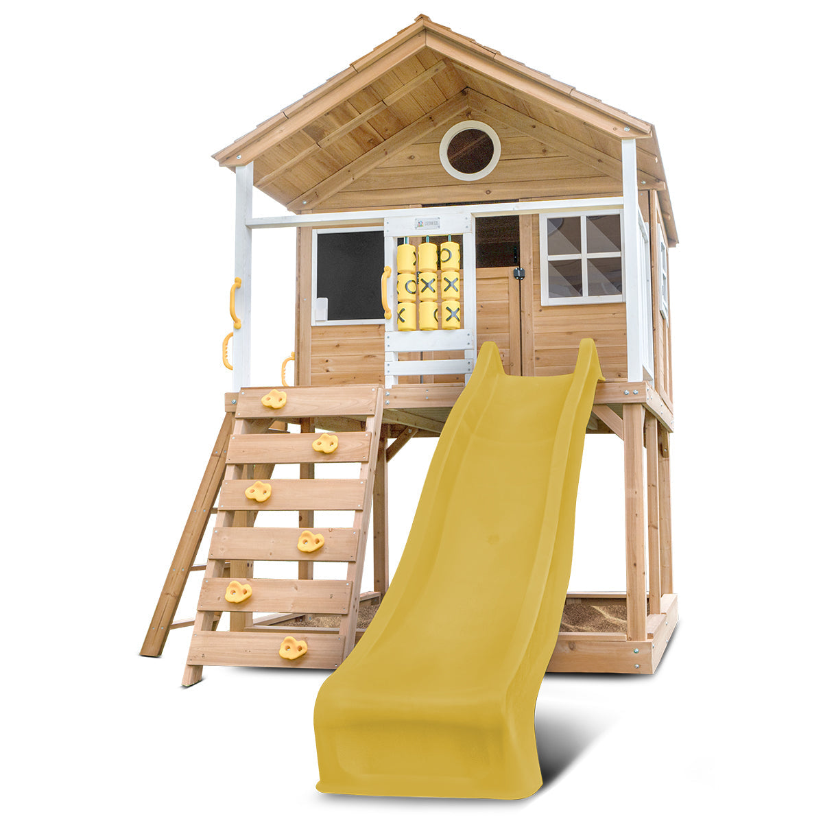 Lifespan Kids Warrigal Cubby House with 2.2m Slide (Yellow)