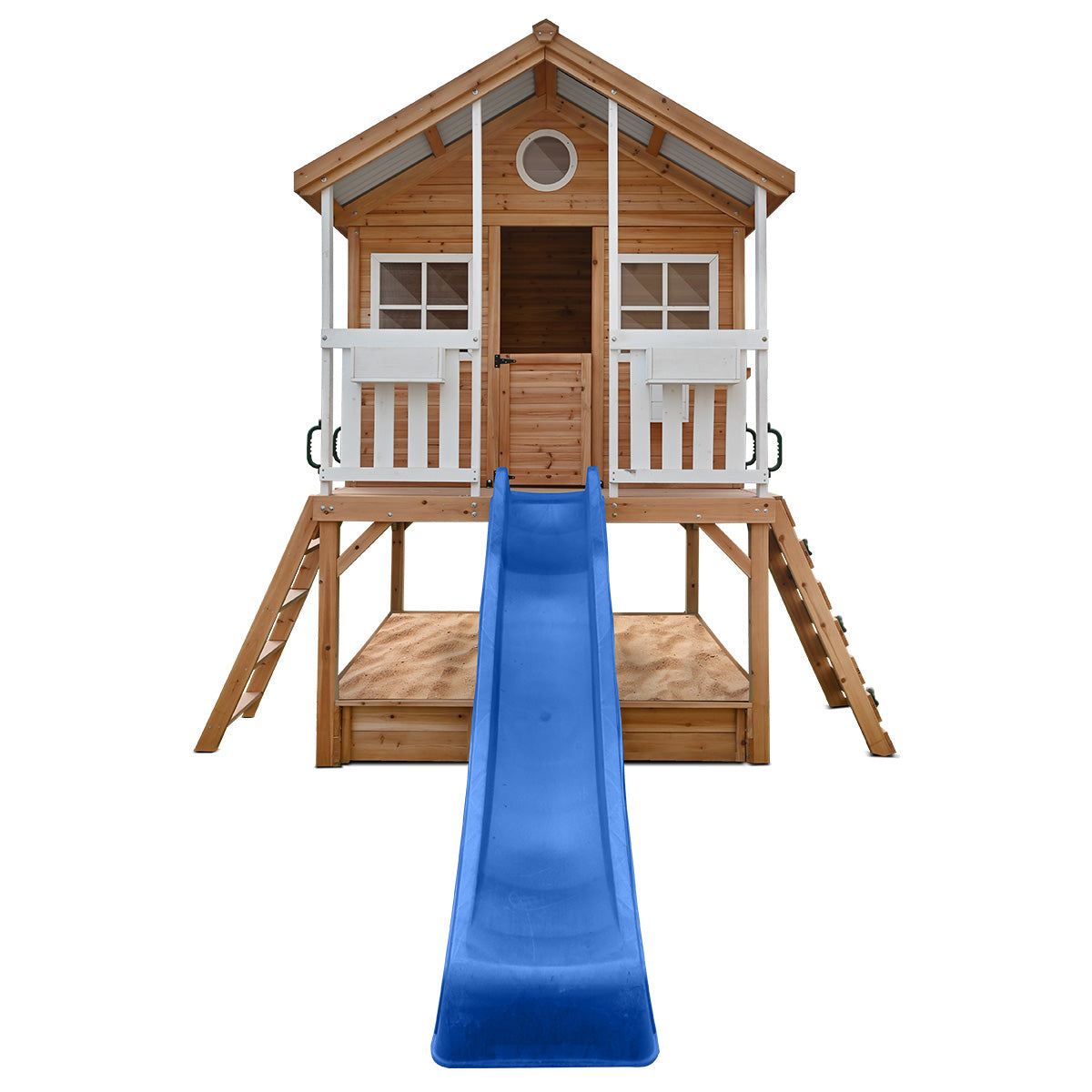 Lifespan Kids Winchester Cubby House (Elevated 1.2m) with 2.2m Slide (Blue)