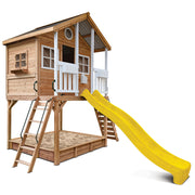 Lifespan Kids Winchester Cubby House (Elevated 1.45m) with 3.0m Slide (Yellow)