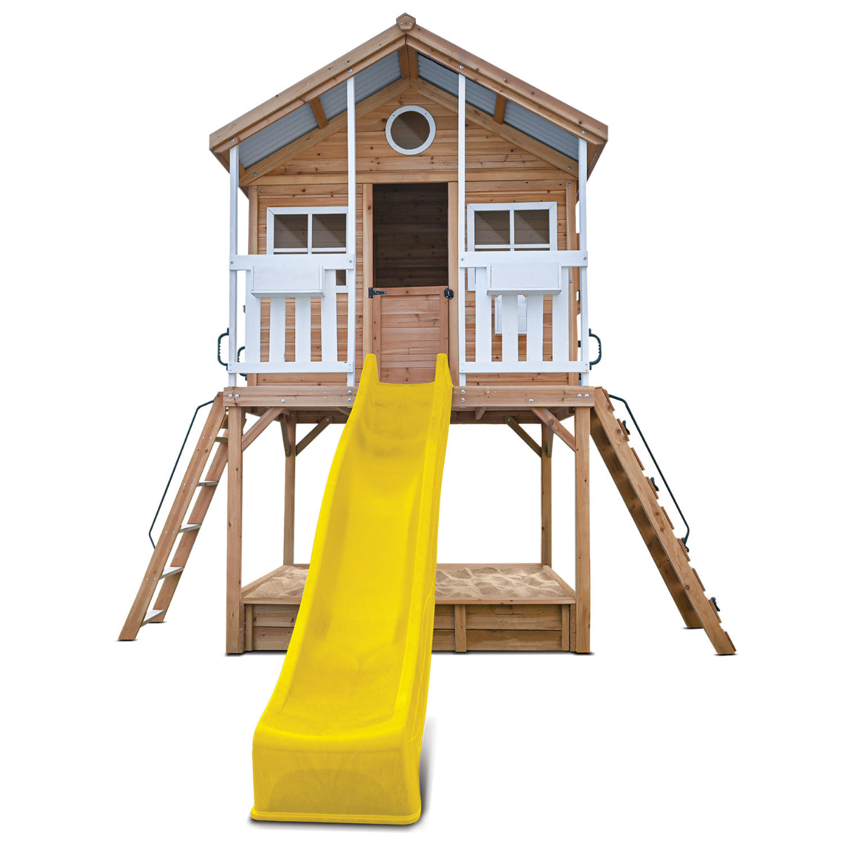 Lifespan Kids Winchester Cubby House (Elevated 1.45m) with 3.0m Slide (Yellow)