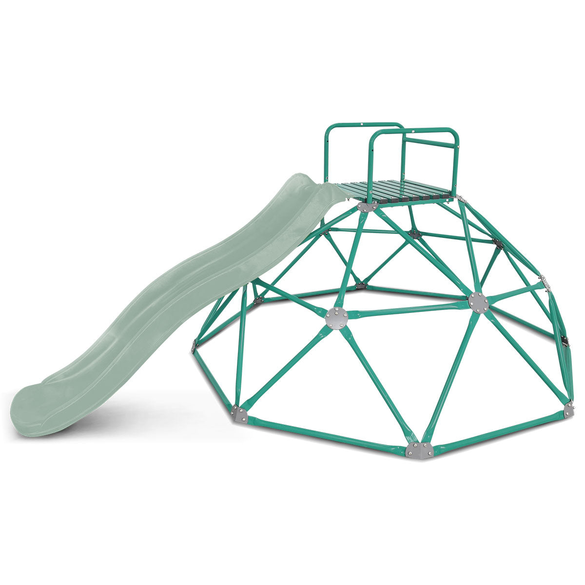 Summit 2m Dome Climber with 1.8m Pastel Green Slide