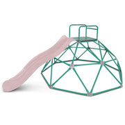 Summit 2m Dome Climber with 1.8m Pastel Pink Slide