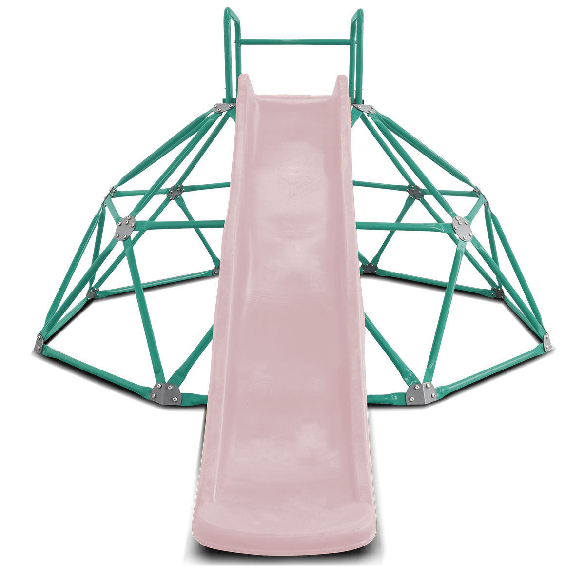 Summit 2m Dome Climber with 1.8m Pastel Pink Slide