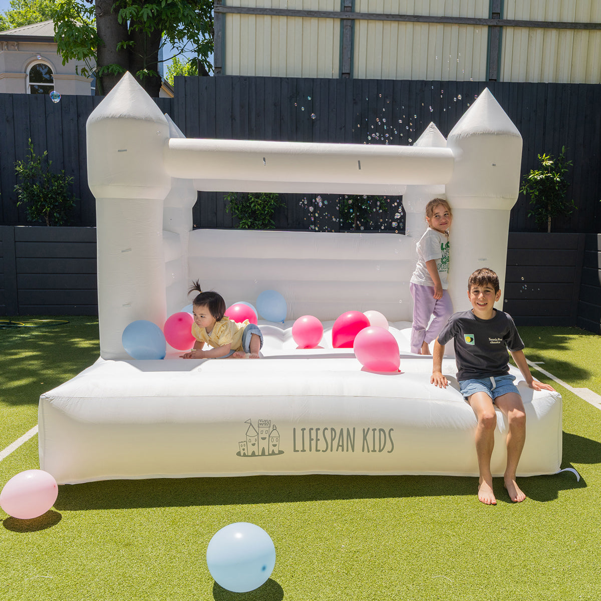Lifespan Kids Palace Jumping Castle - White