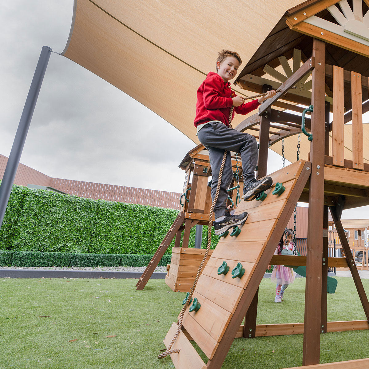 Armadale Swing Set & Playground with Two 2.2m Slide (Green)