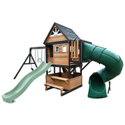 Lifespan Kids Claremont Swing Set & Play Centre with 2.2m Slide (Pastel Green)