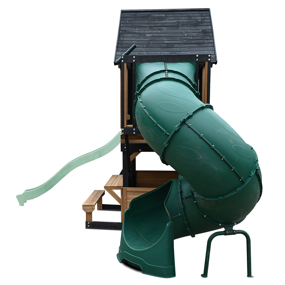 Lifespan Kids Claremont Swing Set & Play Centre with 2.2m Slide (Pastel Green)