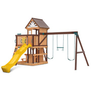 Lifespan Kids Coventry Swing Set & Play Centre with 2.2m Slide (Yellow)