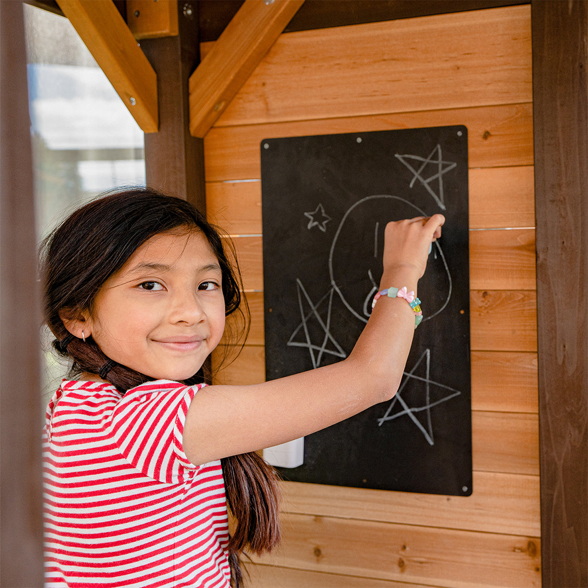 Lifespan Kids Darlington Swing Set & Play Centre with 2.2m Slide (White)