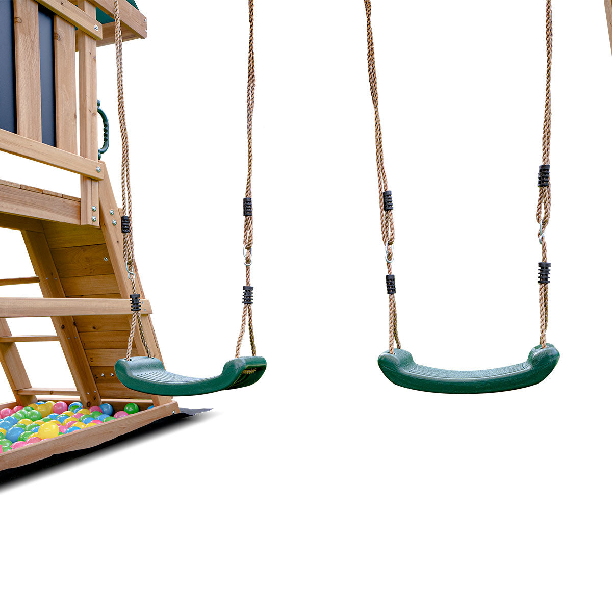 Greenvale Play Centre with 1.8m Pastel Green Slide
