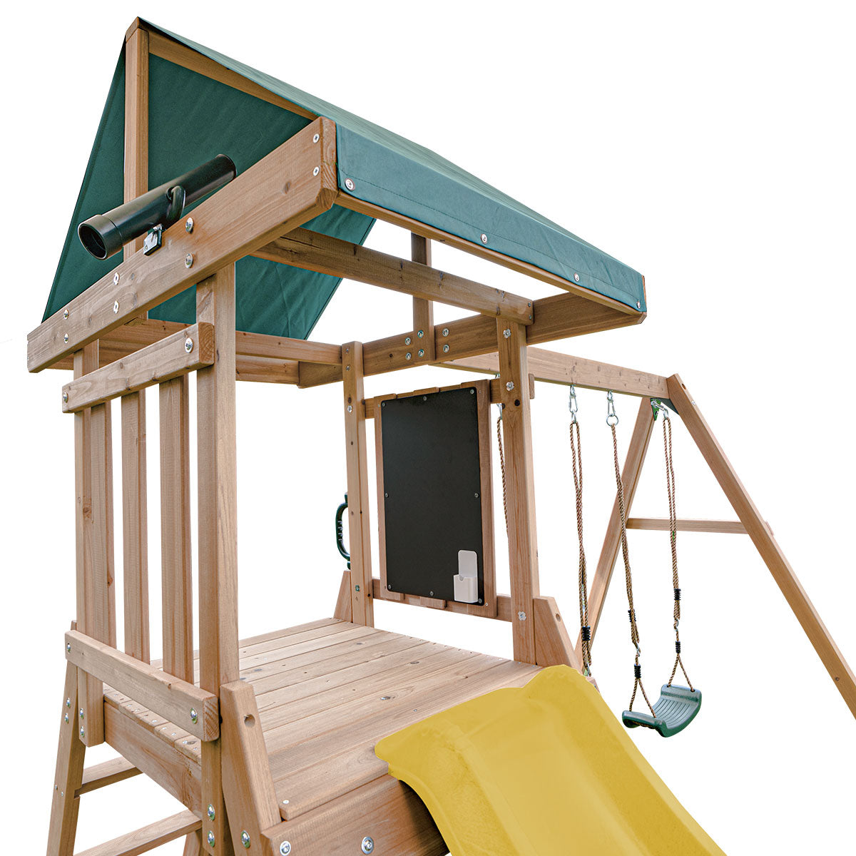 Lifespan Kids Greenvale Swing Set & Play Centre with 1.8m Slide (Yellow)
