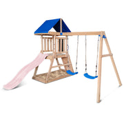 Hazelbrook Play Centre with 1.8m Pastel Pink Slide
