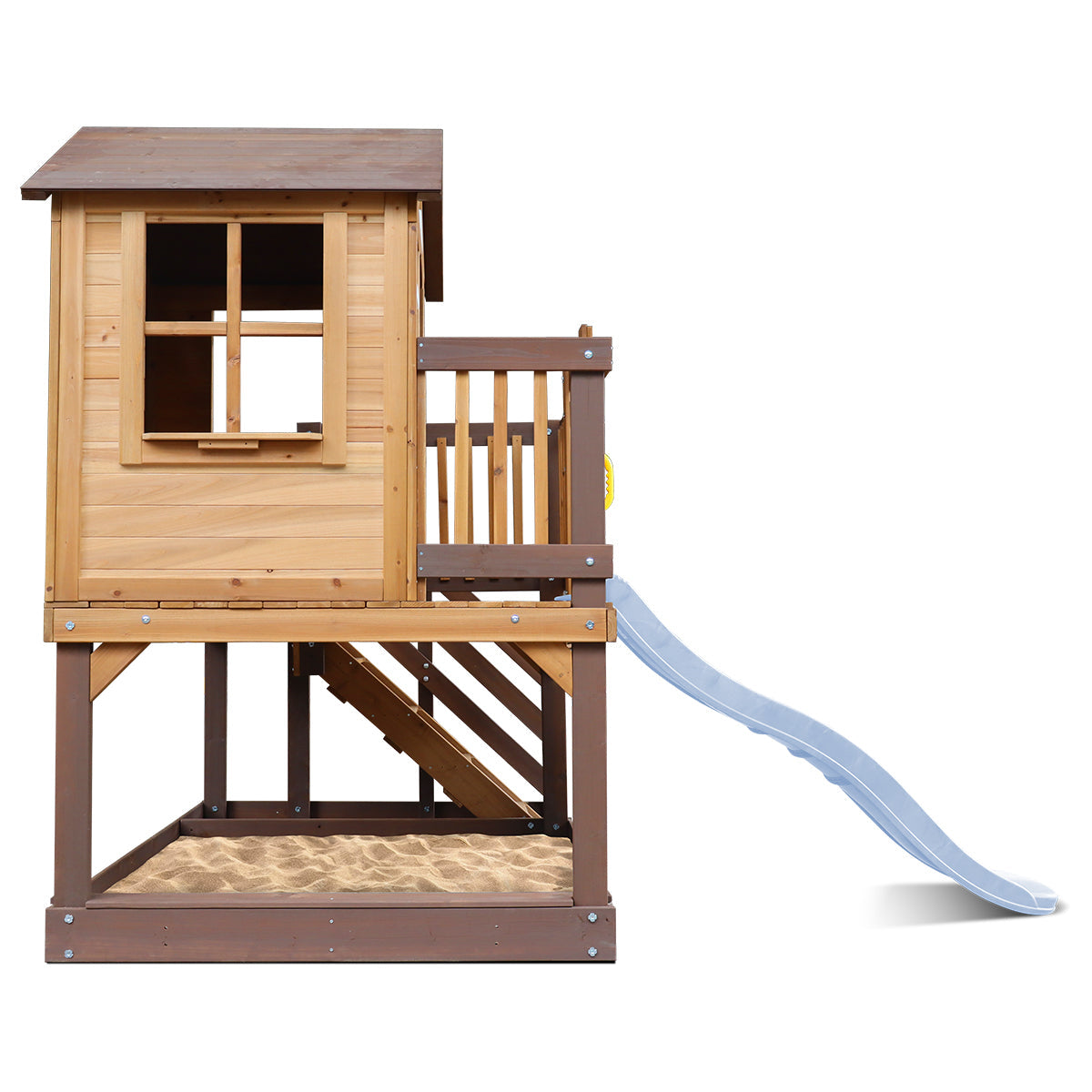 Silverton Play Centre With 1.8m Pastel Blue Slide