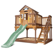 Silverton Play Centre With 1.8m Pastel Green Slide