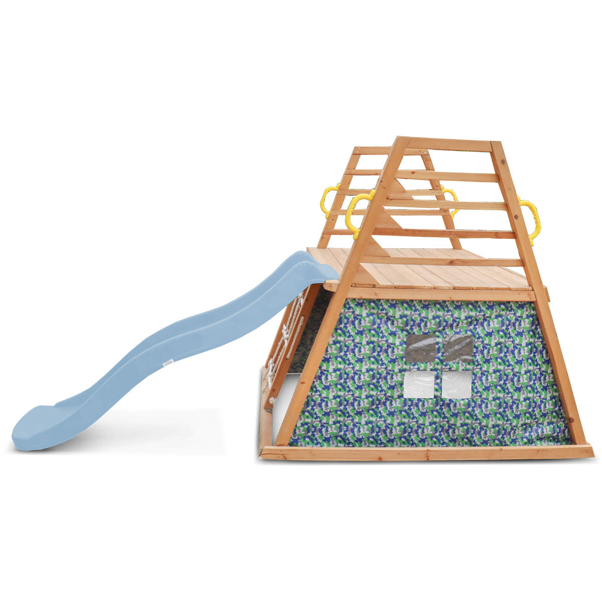 Cooper Climbing Frame & 1.8m Pastel Blue Slide