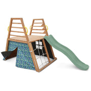 Cooper Climbing Frame & 1.8m Pastel Green Slide