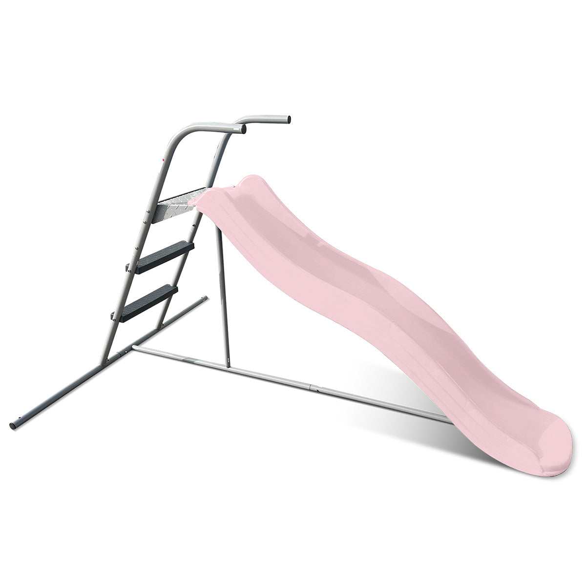 1.8m Slippery Slide With Pastel Pink Slide
