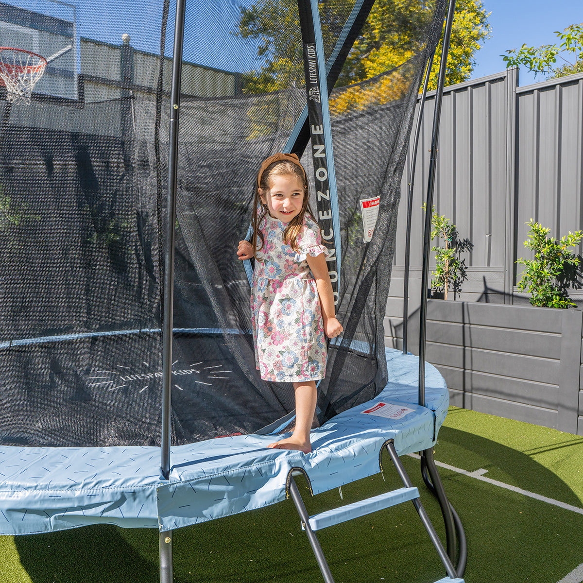 Lifespan Kids BounceZone Round Spring Trampoline - Medium