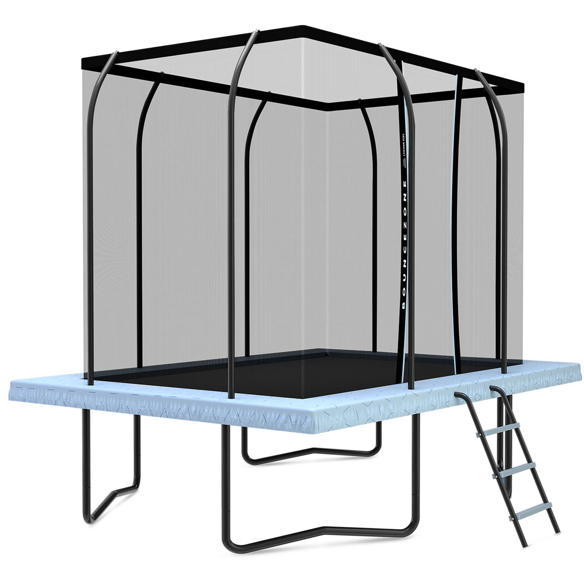 Lifespan Kids BounceZone M Rectangular Spring Trampoline Set