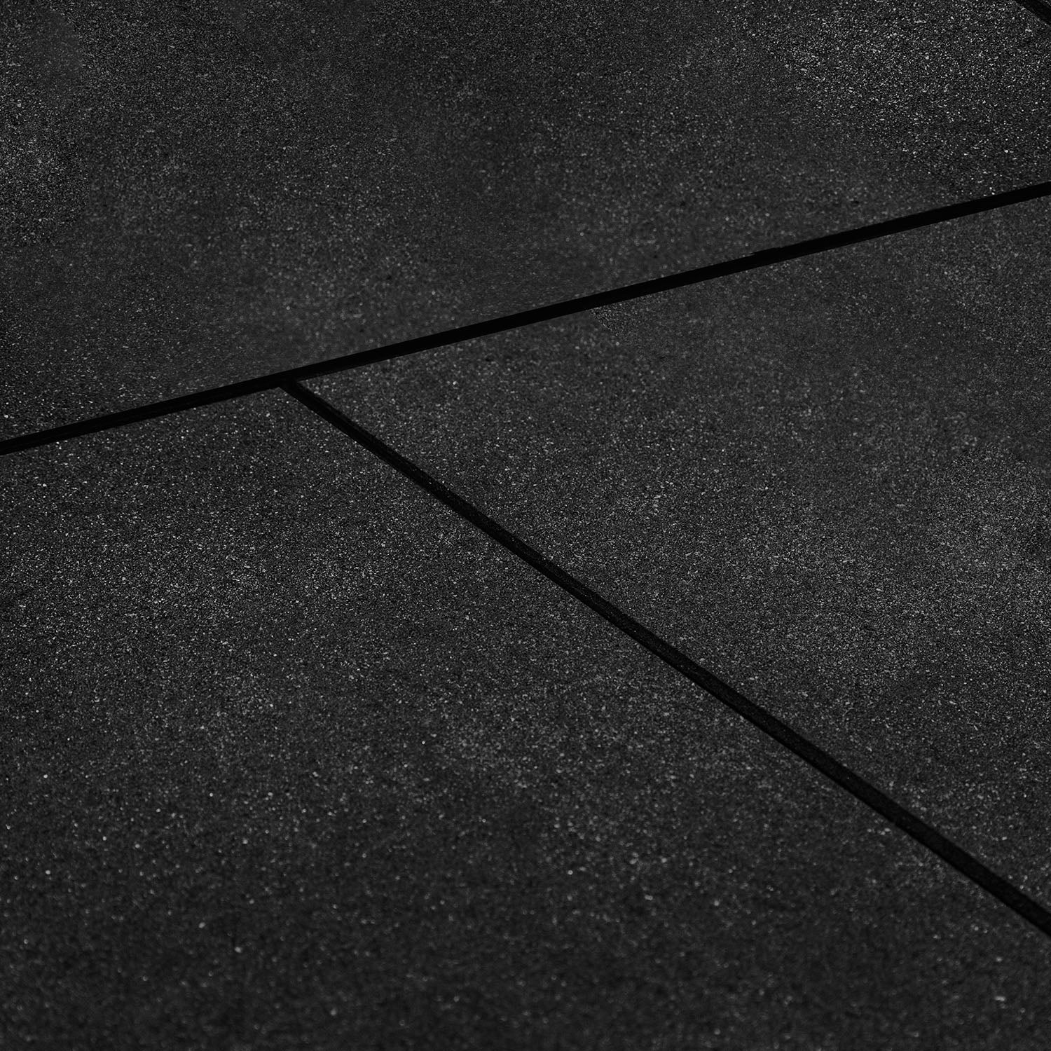 CORTEX 15mm Commercial Bevelled Edge Rubber Gym Tile Mat (1m x 1m) Pack of 64