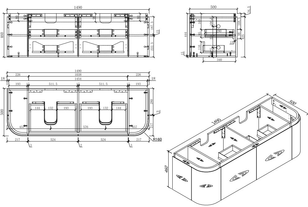 MILAN Wall Hung Vanity