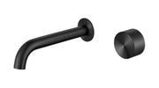 Matt Black Bath Spout With Wall Mixer