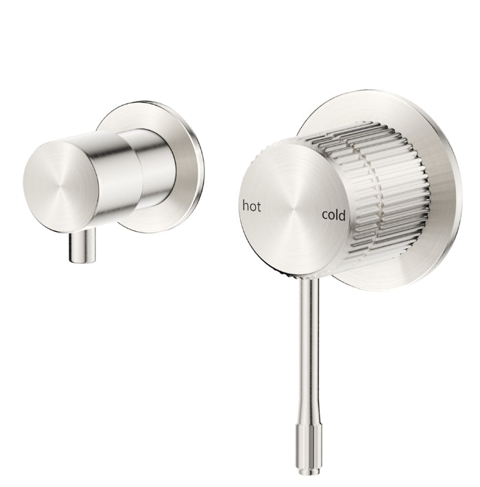 Mica Fluted Shower Mixer Diverter Sideways