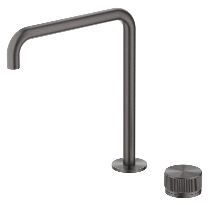 Mica Fluted Soft-Square Hob Sink/Basin Mixer Set