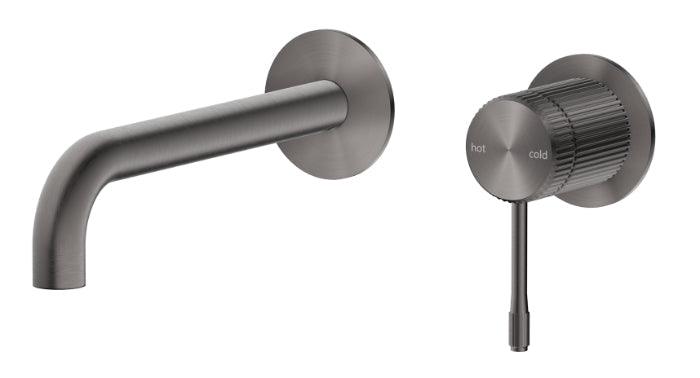 Mica Fluted Wall-Spout Combo