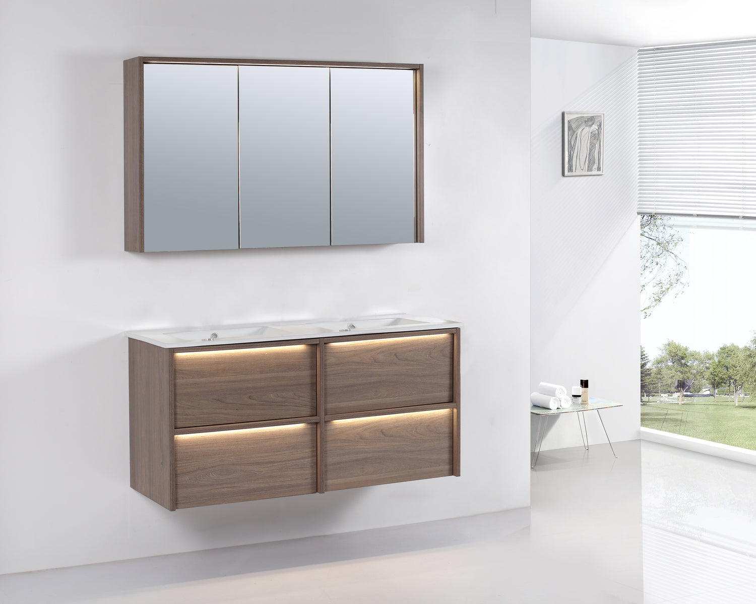 NEON Wall Hung Vanity