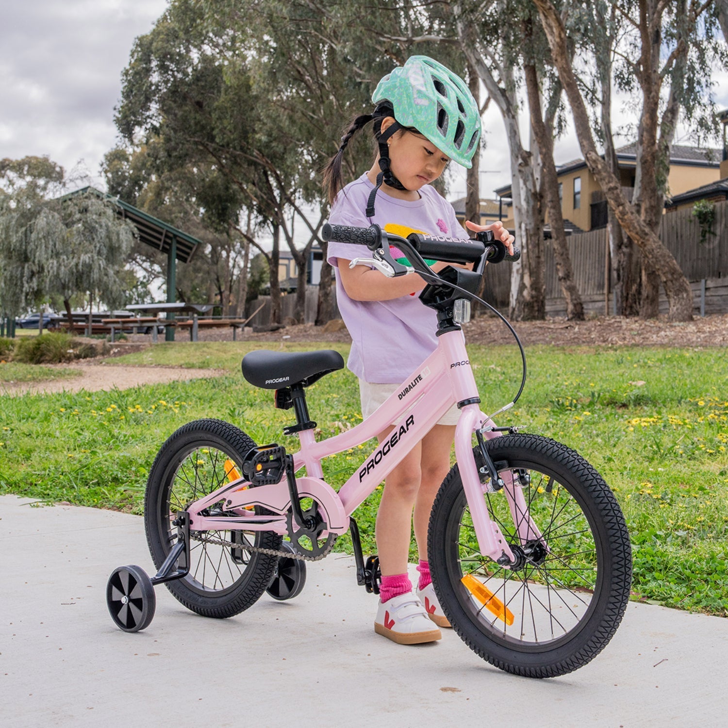 DuraLite Kids Bike 16" - Baby Pink