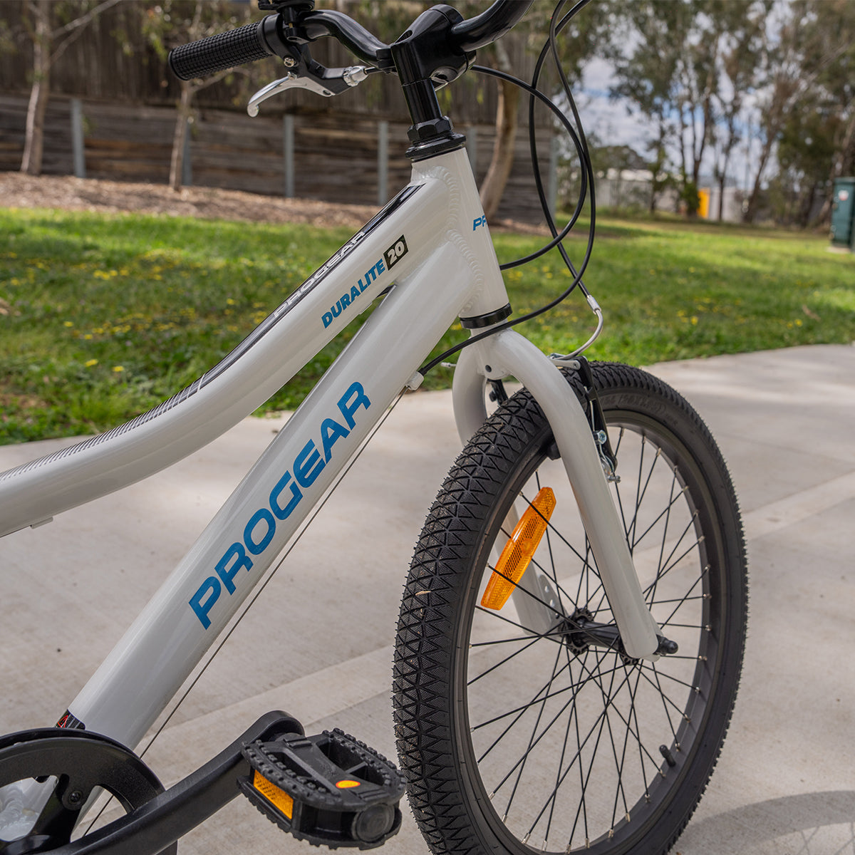 DuraLite 7 Speed Kids Bike 20" - Pearl White