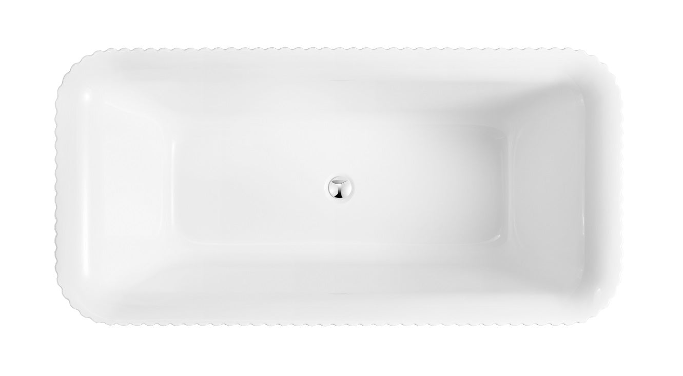 PIAZA Square Free Standing Bath Tub