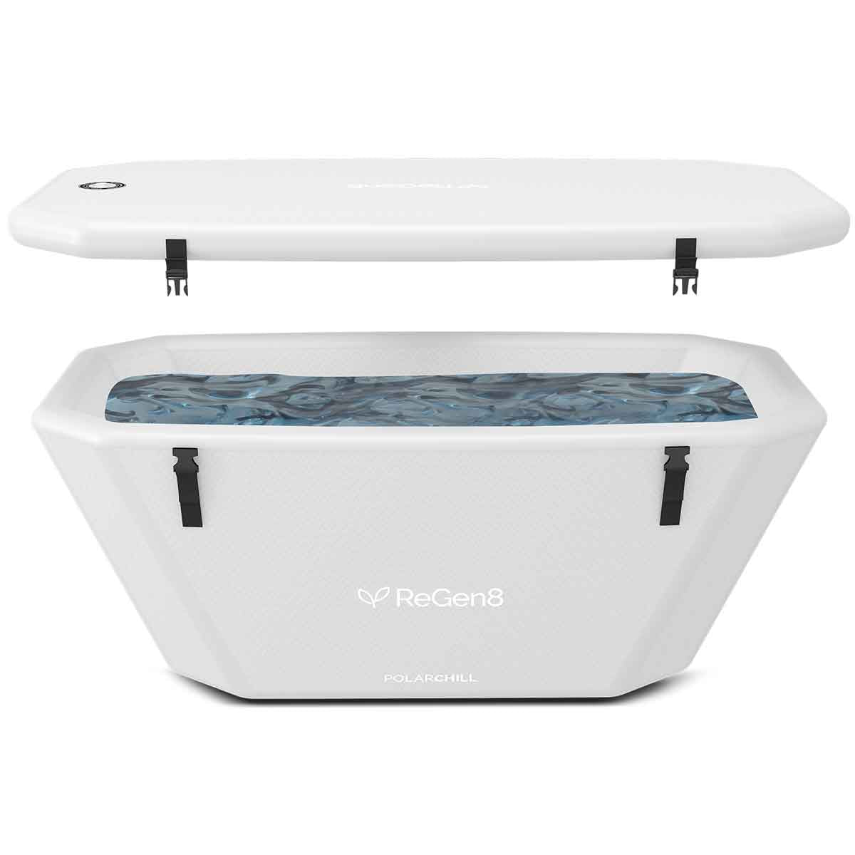 ReGen8 370L PolarChill Cold Plunge Ice Bath (Tub Only - White)