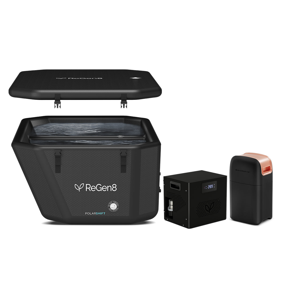ReGen8 615L PolarShift 2 Dual Zone Hot/Cold Bath with T1S Chiller & Heater Unit